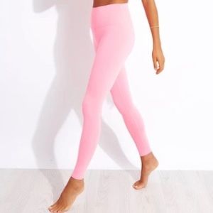 Alo Airbrush Pink High Waisted Leggings